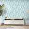 RoomMates Mr. Kate Blue Watercolor Glass Peel & Stick Wallpaper